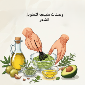 وصفات طبيعية لتطويل الشعري